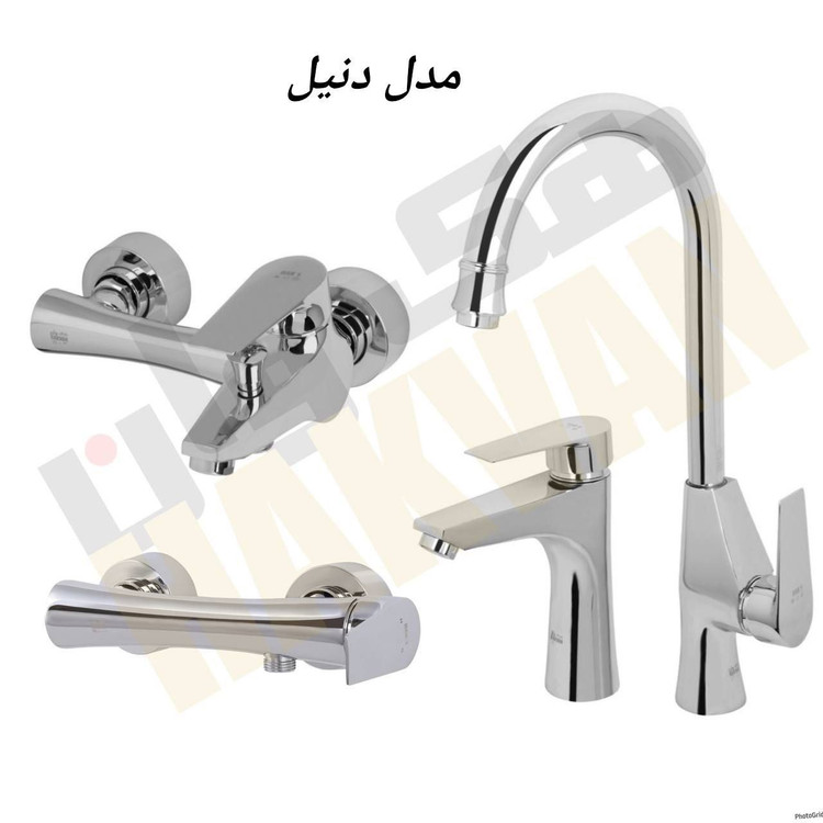 شیرآلات هکوان مدل دنیل کروم